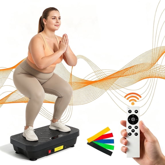 Vibration Plate Exercise Machine, Full Body Shaping Vibration Platform, 500 lbs Load & 130 Speed Levels, for Men Women Home Gym