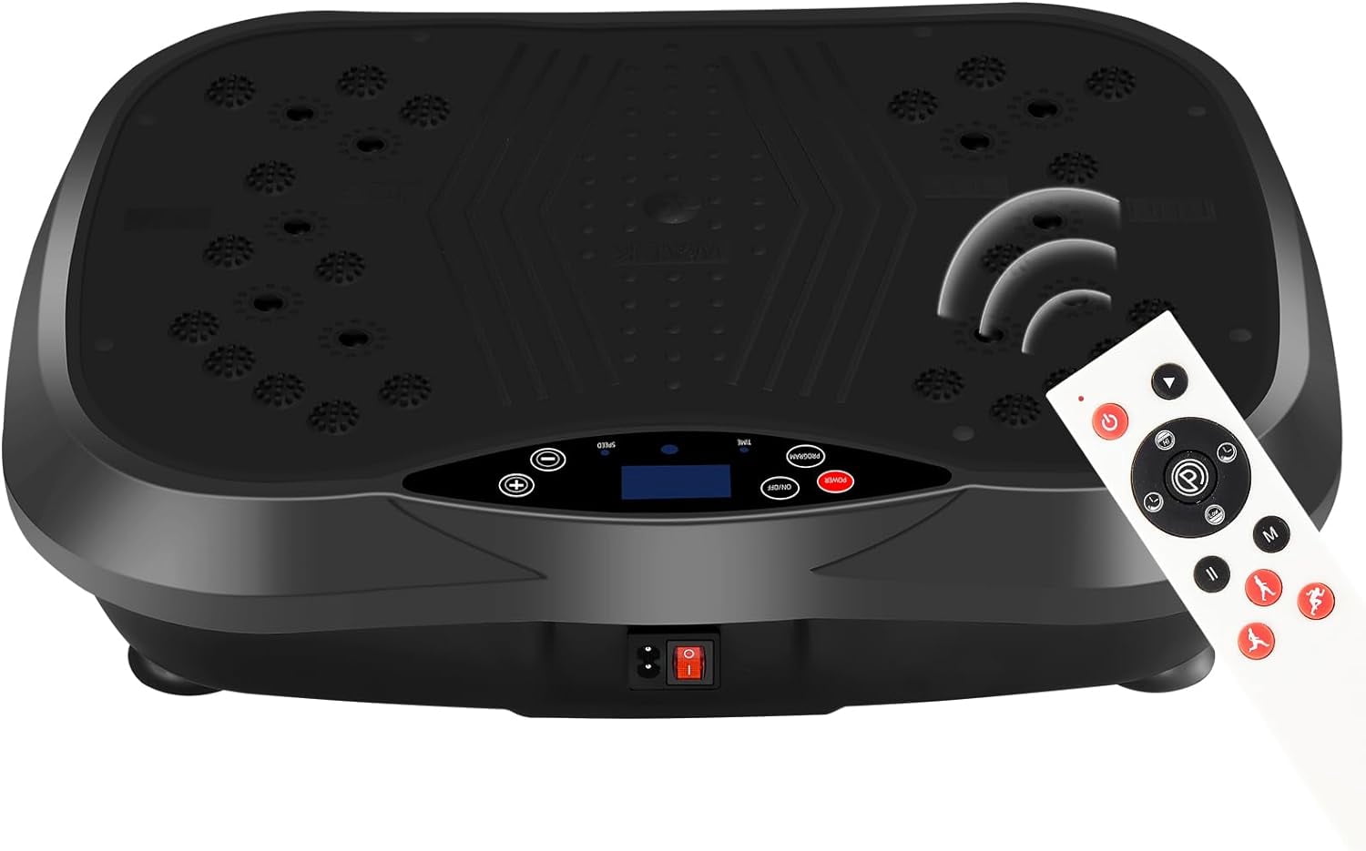 Vibration Plate Exercise Machine Full Body Workout Vibration Platform with Loop Bands & Remote