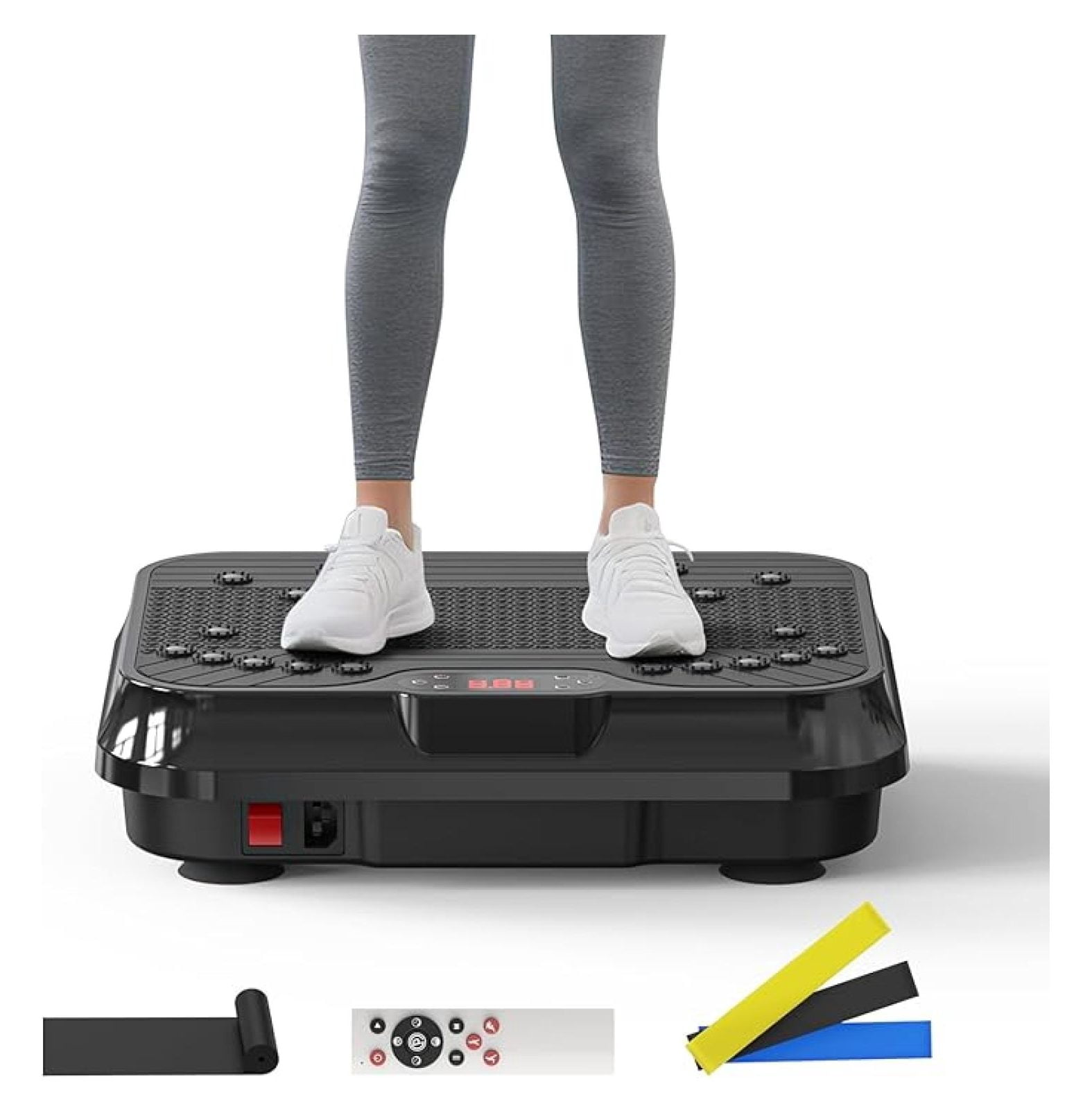 Vibration Plate Exercise Machine, Lymphatic Drainage, 400 Lbs Capacity ...