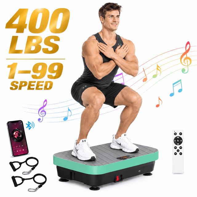 Vibration Plate Exercise Machine for Lymphatic Drainage & Body Toning ...