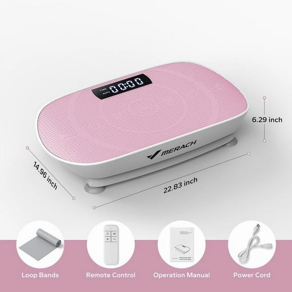 Vibration Plate Exercise Machine, Lymphatic Drainage Machine, Whole Body Workout Vibration Platform for Wellness and Fitness