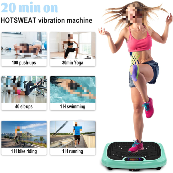 Vibration Plate Exercise Machine for Lymphatic Drainage, Power Plate Vibrating Platform, Shaker for Weight Loss, Exercise Board with 120 Levels for Home Gym$$Sport & Recreation Other