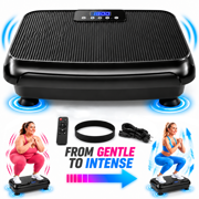 Vibration Plate Exercise Machine for Lymphatic Drainage, Vibrating Fitness Platform 450 lbs Capacity Full Body Shaker Workout Equipment, Vibration Platform Machine Shaping Vibrate Board Sport Home