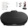 thumbnail image 1 of Vibration Plate Exercise Machine, Lymphatic Drainage Vibrating Plate Massagers With Loop Bands, 9 Preset Programs & 99 Speeds, Vibration Plates For Weight Loss Whole Body Workout Gym, 1 of 10