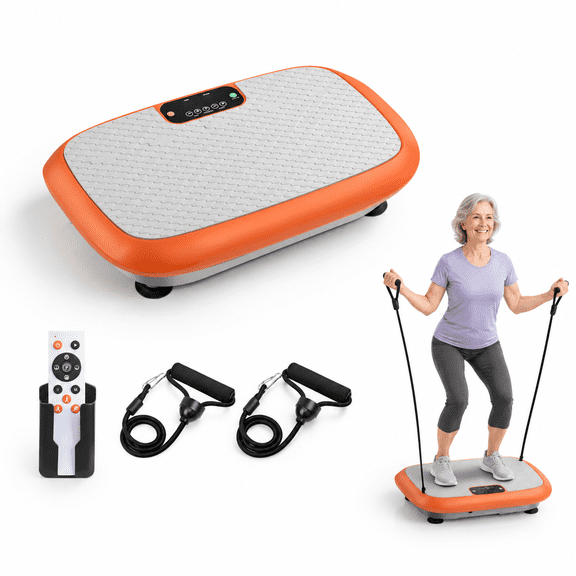 Vibration Plate Exercise Machine, Reinforced Steel, 99 Adjustable Speeds, Full Body Home Fitness