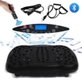 thumbnail image 1 of Vibration Plate Exercise Machine with Resistance Bands, Vibrating Plate Machine with Remote Control and Bluetooth Function for Home Fitness and Health Maintenance, Black, 1 of 15
