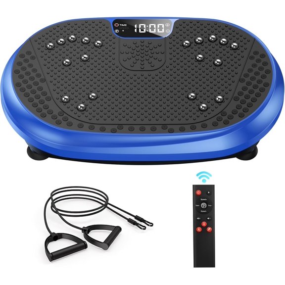 Vibration Plate Exercise Machine, Vibrating Fitness Platform for Lymphatic Drainage, Full Body Shaker Workout Equipment, Bluetooth Music Shaping Vibrate Plate, Board Sport for Home Exercise Gym