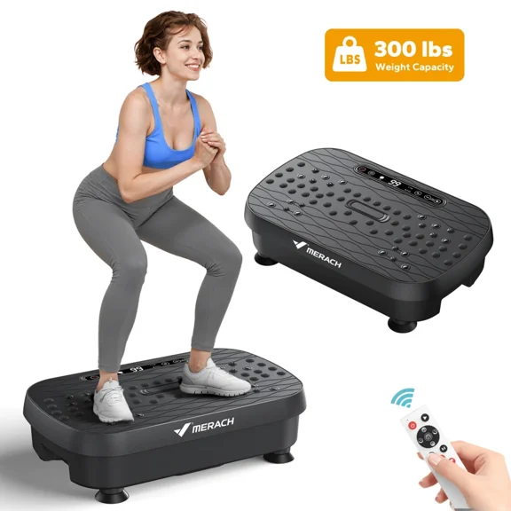 Vibration Plate Exercise Machine For Weight Loss, Dual Massage, 99 Adjustable Speeds, Full Whole Body Workout Vibration Platform, Waver Vibration Plate For Home Fitness