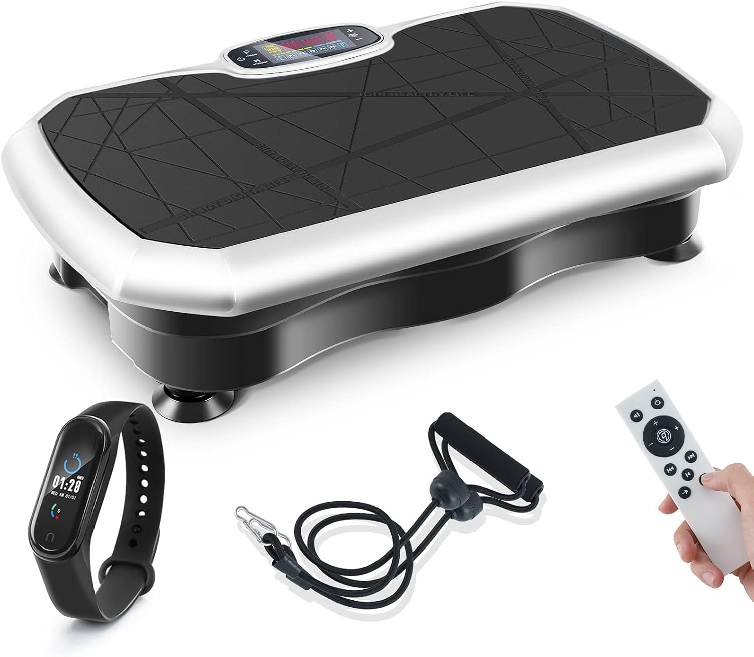 Vibration Plate Exercise Machine - Whole Body Power Shake Vibration ...