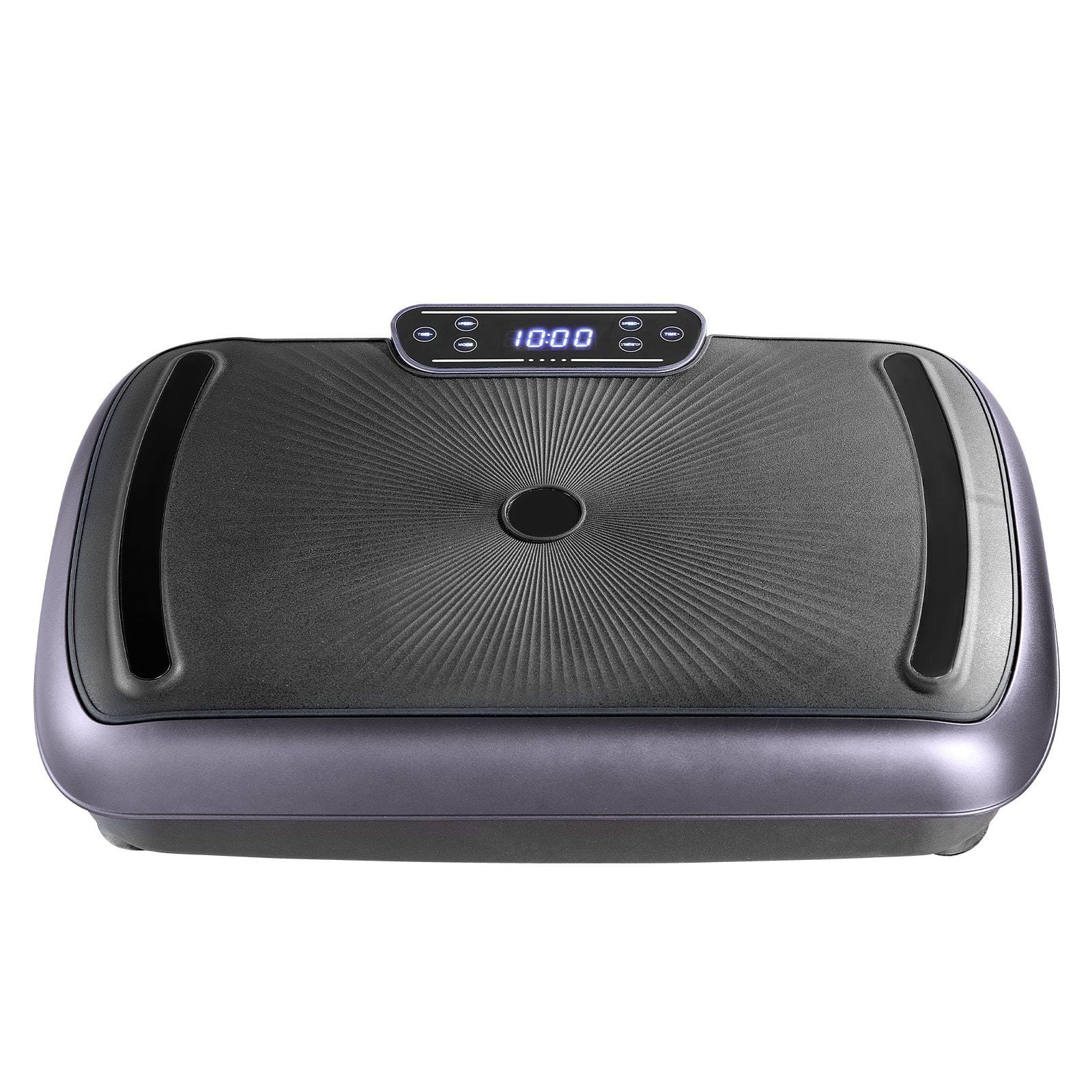 Vibration Plate Exercise Machine Whole Body Shaker Fitness Platform with 99 Adjustable Modes, Remote Control, Resistance Bands, Anti-Slip Base, Compact Black Design for Home Full-Body Workouts
