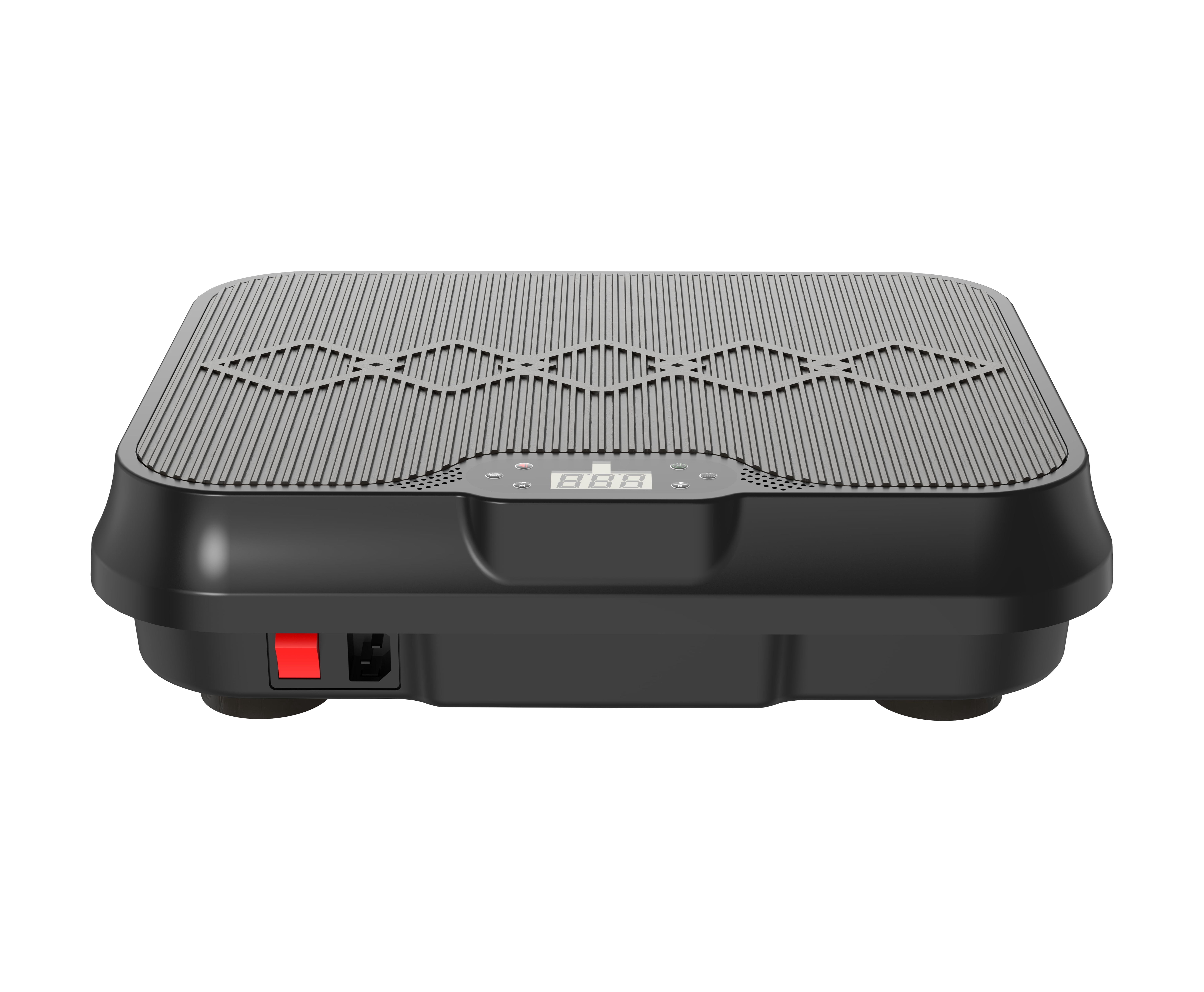 Vibration Plate Exercise Machine, Whole Body Workout Platform with Remote Control, Resistance Bands, Vibration Platform for Home Gym