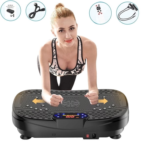 SAYGOGO Vibration Plate Fitness Platform, Adjustable Speed, Sturdy Base