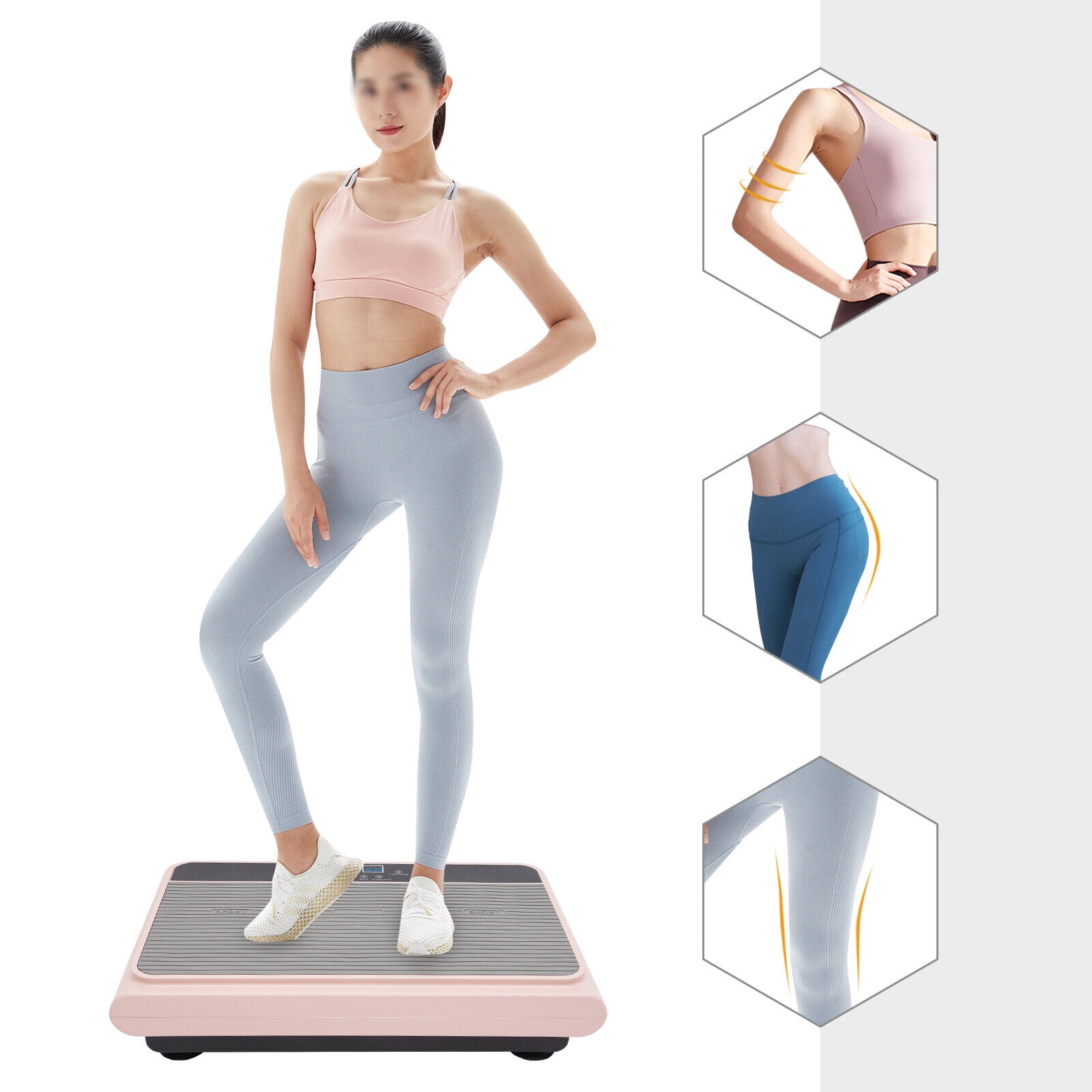 Vibration Plate Exercise Machine Whole Body Workout Vibration Fitness Platform