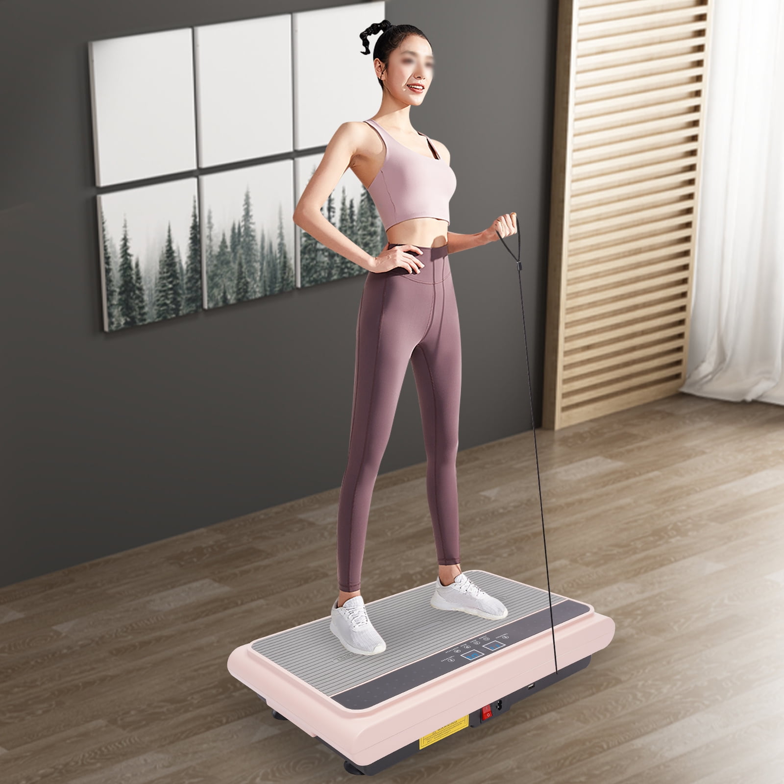 Vibration Plate Fitness Equipment – Adjustable 99 Speed Levels, Bluetooth, 5 Vibration Modes, Remote Control, Low Noise, Ideal for Building Muscle and Flexibility