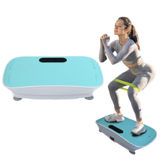 Vibration Plate Fitness Platform Exercise Machine 10 Frequency Vibrating Shaking Full Body Shaker Workout Vibrate Stand Shake Board Sport Gym for Weight Loss Fat Burner for Women Men