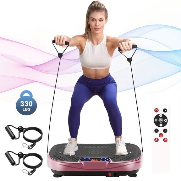 Vibration Plate Fitness Platform Exercise Machine Vibrating Shaking Full Body Shaker Workout Vibrate Tand Shake Board Sport Gym For Fitness Machine, Without Battery