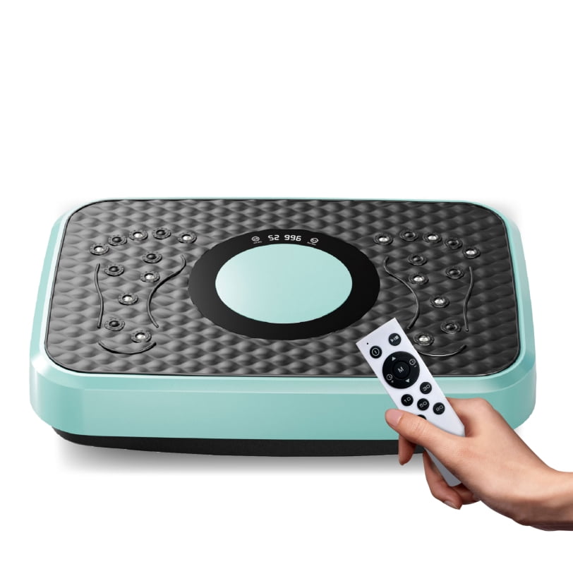 Vibration Plate Fitness Platform, Whole Body Exercise Machine for Lymphatic Drainage, Shaking Workout Board with 120 Speed Levels, Fat Burner and Weight Loss Equipment for Men and Women