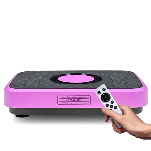 Vibration Plate Fitness Platform, Whole Body Exercise Machine for Lymphatic Drainage, Shaking Workout Board with 120 Speed Levels, Fat Burner and Weight Loss Equipment for Men and Women