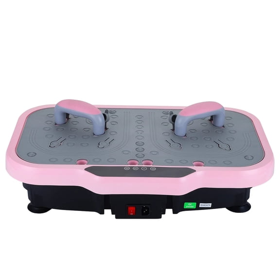 Vibration Plate Fitness Platform with handle Whole Body Exercise Machine with 120 Speed Levels, Lymphatic Drainage, Fat Burning, and Weight Loss, Perfect for Women, Men, and Home Gym exercise