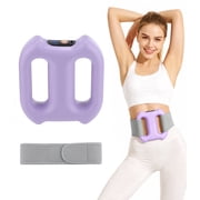 DREAMSOME Vibration Plate, 5 Intensity 3 Modes Full-Body Fascia Ring, Cordless Abdominal Massager Dual-Ring Vibration Belt for Belly, Back, Legs, Waist, Gift for Women