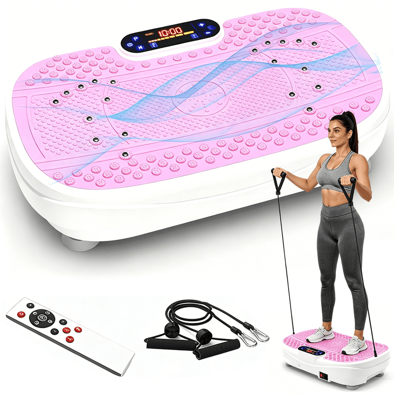 ENZVOIA Vibration Plate Exercise Machine, 120 Speeds, 5 Preset Modes, for Weight Loss, 300 lb Capacity, Portable