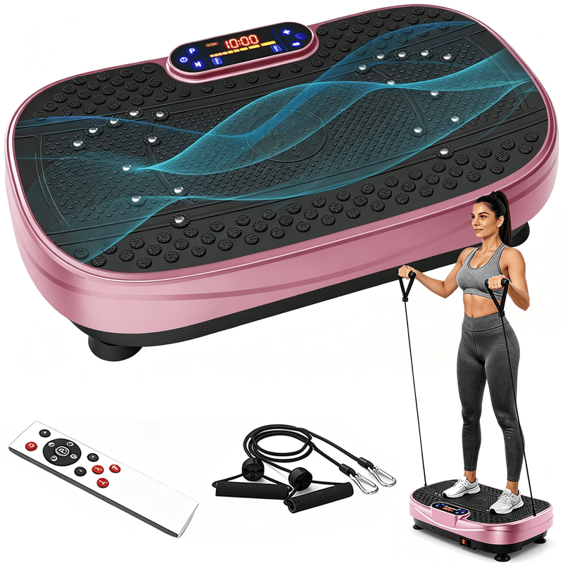 ENZVOIA Vibration Plate Exercise Machine, 120 Speeds, 5 Preset Modes, 300 Lb Capacity