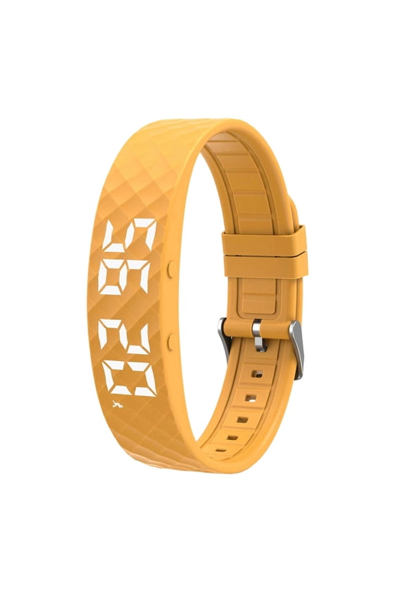 Vibration Reminder Smart Sports Wristband Sleep Monitoring Rechargeable Alarm Watch Gentle Wake Up Waterproof Extra Long Battery Comfortable Night Day Wear Gift for Concentration Wellbeing