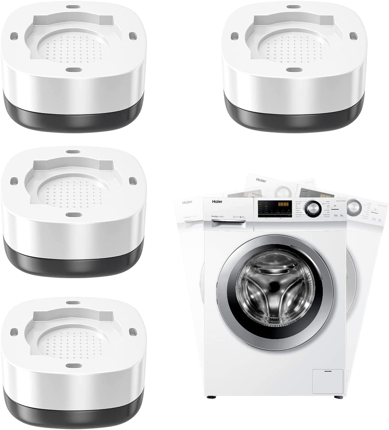 Vibration damper vibration damper washing machine feet, antivibration