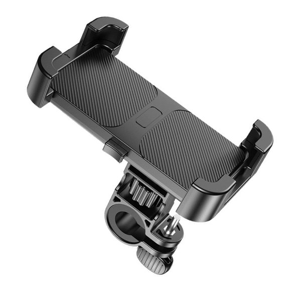 Vibrations Resistant Bicycles Phone Mount Support For 0.6 to 1.57 Inch Handlebars Thick Case And Off Road Motorcycle Use