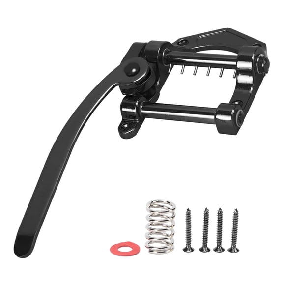 Vibrato Bridge Tremolo Unit Metal Tailpiece Big Rocking Rod for ES335 Electric GuitarBlack