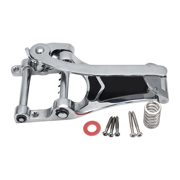 Vibrato Tailpiece Guitar Tremolo Unit Bridge Zinc Alloy Material for Electric Guitar Players Music Shows