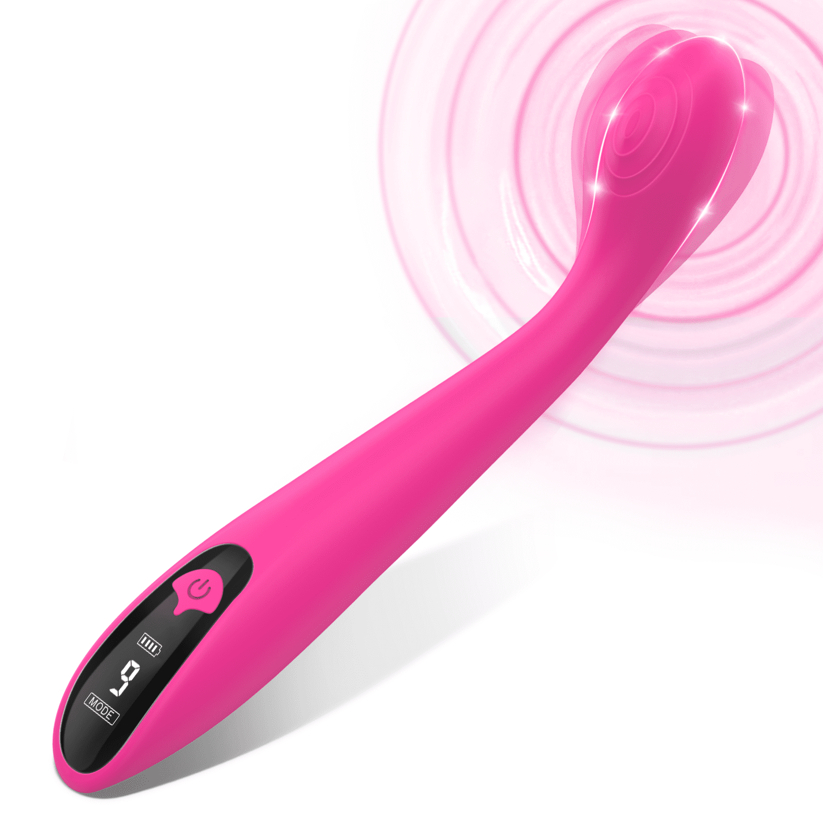 Vibrator with 9 Modes, Sex Toys G-Spot for Women, Pink