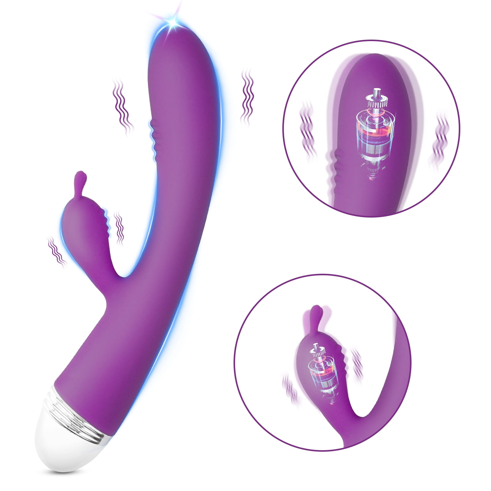 Vibrators Female Rabbit Sex Toy with Bunny Ears 10 Vibrations Waterproof  Female Vibratorss for Beginners Adults Purple - Walmart.com