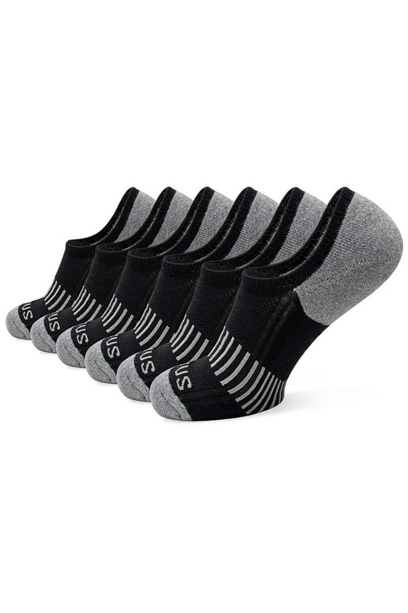6PC No Show Socks Womens and Mens Low Cut Invisible Liner Sweat Absorbing Breathable Outdoor Socks Running Sports Comfortable Socks for Active Lightweight Athletic Socks for Men and Women