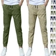 thumbnail image 1 of Vibrex Boys Joggers Pants Outdoor Youth Hiking Pants Lightweight Athletic Pants with Pockets Teen Boys Casual Lightweight Summer Loose Fit Elastic Waist Plus Size Solid Lounge Long Trousers, 1 of 9