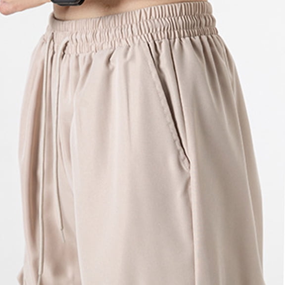 Vibrex Cargo Pants Women Parachute Pants Woman Mutil Pockets Loose Casual Pants for Women Multiple Pockets Pull Rope Breathable Sports Work Solid Color Pants