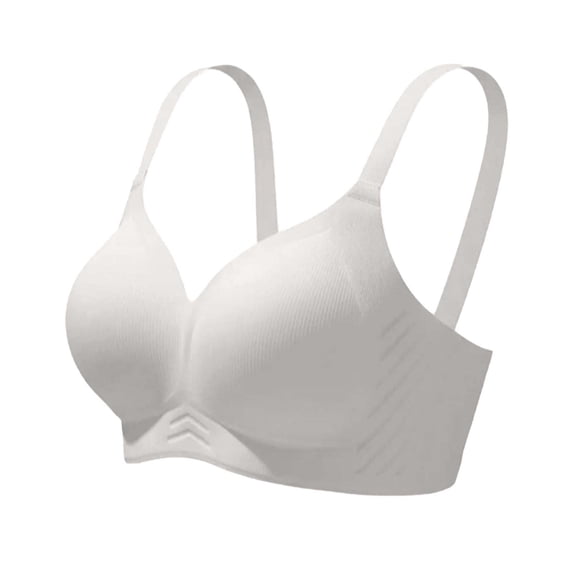 Vibrex Comfortable Seamless Full Coverage Bra for Women Wireless Bras Soft Support Bra Push Up No Underwire Lightweight Daily T-Shirt Bra