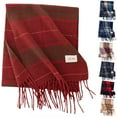 thumbnail image 1 of Vibrex Fall and Winter Christmas Checkered Scarf for Women's Warmth with Tassel Women's Christmas Scarf Unisex Classic Tartan Plaid Winter Scarf Soft Breathable Winter Accessories for Women, 1 of 3