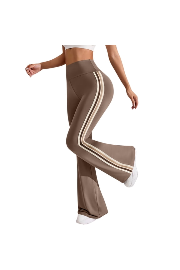 Flare Leggings for Women Yoga Pants with Pockets High Waisted Leggings Bootcut Casual Yoga Pants Women's Casual Elastic Sports Flare Pants