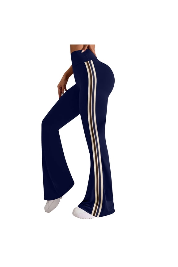 Flare Leggings for Women Yoga Pants with Pockets High Waisted Leggings Bootcut Casual Yoga Pants Women's Casual Elastic Sports Flare Pants