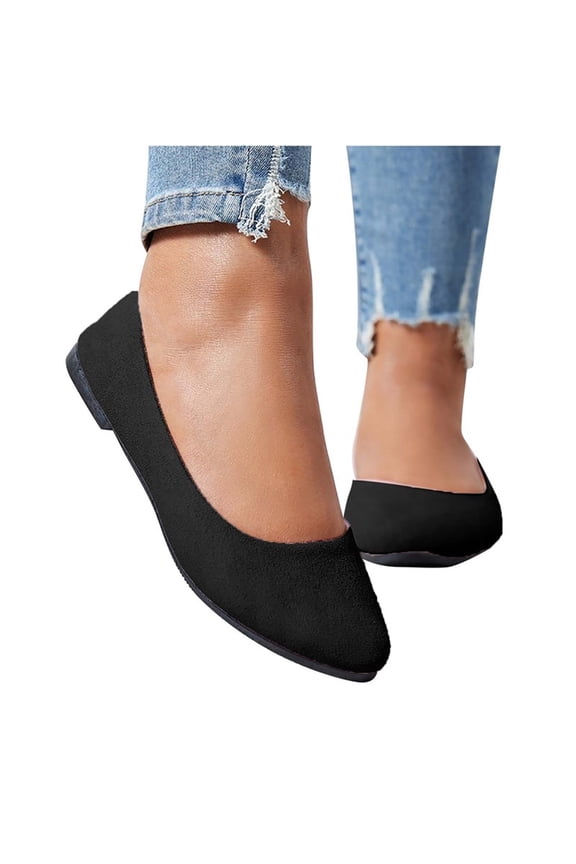 Flats Shoes Women Dressy Comfortable Fashion Women Casual Cusp Head Comfy Casual Shoes Solid Color Women's Ballet Flats Comfortable Dressy Shoes Work Flats Office Shoes Flats Shallow Shoes