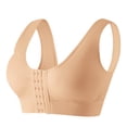 thumbnail image 1 of Vibrex Front Closure Bra for Women Comfortable Sleep for Women Breathable Full Coverage Bra Wireless Plus Size Bra, 1 of 4