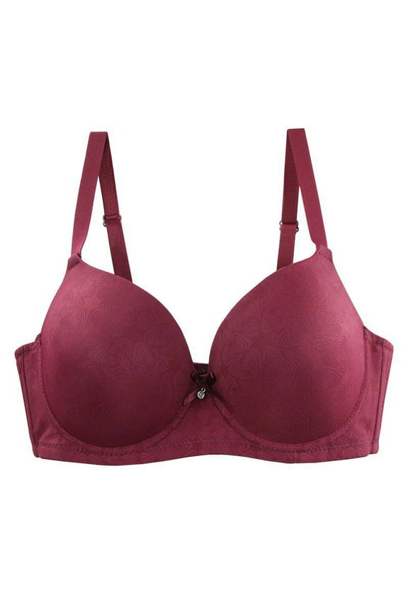 Full Coverage Underwire Bras Plus Size Lifting Bra for Heavy Breast Push Up Brawith Support Comfortable Seamless Daily Bra