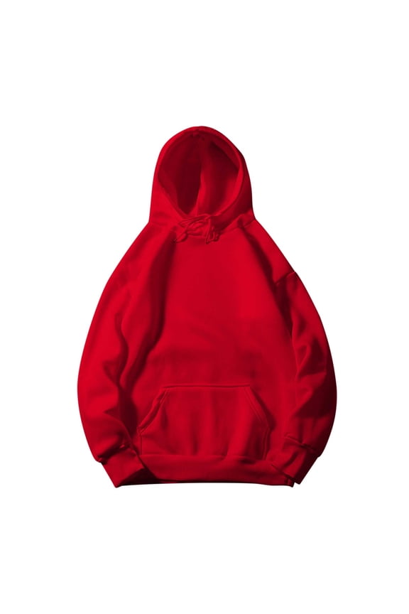 Hoodies for Womens Solid Hoodies Fall Fashion Casual Long Sleeve Hooded Sweatshirts Loose Comfy Trendy Pullover Tops with Pockets