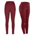 thumbnail image 1 of Vibrex Leggings for Women Plus Size,Women Workout Out Pocket Leggings Fitness Sports Running Yoga Athletic Pants Leggings Compression Pants, 1 of 9