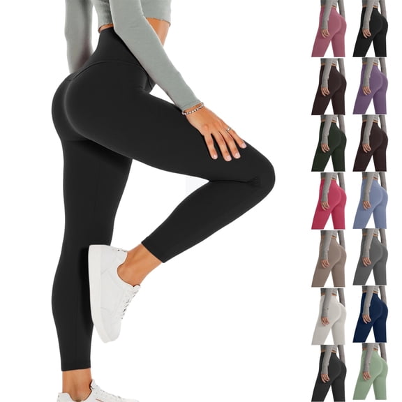 Vibrex Leggings for Women Plus Size,Women's Wearing Quick Drying Hollowed Out Gradient Buttocks Long Yoga Pants Leggings Compression Pants