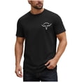 thumbnail image 1 of Vibrex Men T-Shirts Short Sleeve Crew Neck T Shirts Casual Classic Basic Tee Shirts Men's Print Gym Classic Fashion Lightweight Soft Sport Tshirts, 1 of 6