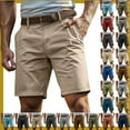 thumbnail image 1 of Vibrex Men's Cargo Shorts for Summer: Heavy-Duty Multi-Pocket Workwear & Casual Shorts - Durable Cotton, Breathable Relaxed Fit for BBQs, Hiking, & Yard Work, 1 of 5