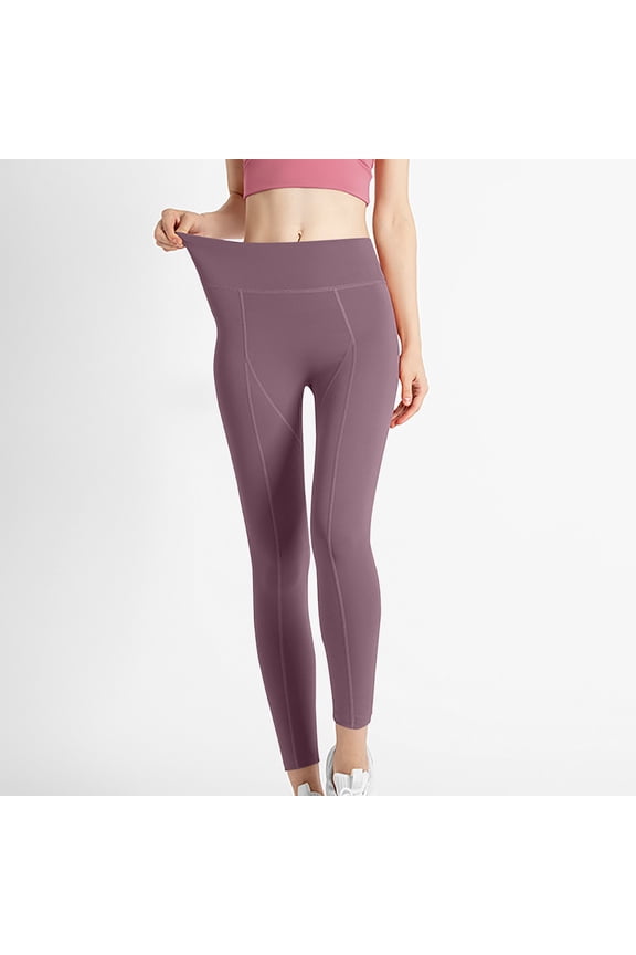 Plus Size Womens Flare Yoga,Women's Solid Color High Waist andHip Lifting Exercise Fitness Tight Yoga Pants Leggings Compression Pants