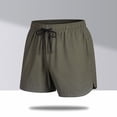 thumbnail image 1 of Vibrex Running Shorts Men, Men's Ice Silk Breathable Outdoor Sports And Leisure Shorts, Army Green_3XL, 1 of 8